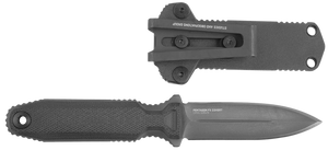 S.O.G SOG17610357 Pentagon FX Covert 3.41" Fixed Spear Point Plain Black Titanium Nitride Cryo CPM S35VN Blade/G10 Blackout Handle S.O.G SOG17610357 Pentagon FX Covert 3.41" Fixed Spear Point Plain Black Titanium Nitride Cryo CPM S35VN Blade/G10 Blackout Handle