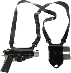 Galco MCII870B Miami Classic II Shoulder System Black Full Grain Leather Galco MCII870B Miami Classic II Shoulder System Black Full Grain Leather