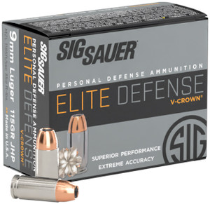 SIG 9MM 115GR V-CROWN 20RD SIG 9MM 115GR V-CROWN 20RD