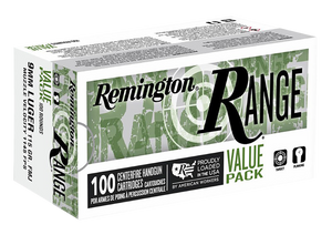Remington Ammunition R23979 Range Value Pack 9mmLuger 115gr Full Metal Jacket 100 Per Box/5 Case Remington Ammunition R23979 Range Value Pack 9mmLuger 115gr Full Metal Jacket 100 Per Box/5 Case