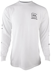 Glock AP96094 Perfection Long Sleeve Tee White Pre-Shrunk Cotton Long Sleeve Large Glock AP96094 Perfection Long Sleeve Tee White Pre-Shrunk Cotton Long Sleeve Large