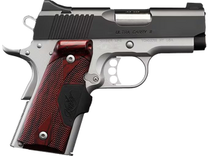 Kimber Mfg.,inc 3200392 Ultra Carry II Two-Tone LG 9mm 8+1 3" Black Matte Silver Rosewood w/ Integrated Laer Grip Kimber Mfg.,inc 3200392 Ultra Carry II Two-Tone LG 9mm 8+1 3" Black Matte Silver Rosewood w/ Integrated Laer Grip