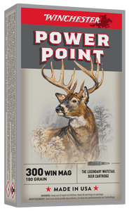 Winchester Ammo X30WM2 Power-Point 300WinMag 180gr 20 Per Box/10 Case Winchester Ammo X30WM2 Power-Point 300WinMag 180gr 20 Per Box/10 Case