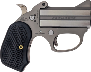 Bond Arms BAHB Honey B 38 Special 2rd Shot 3" Matte Stainless Steel Frame Black Extended B6 Resin Grips Bond Arms BAHB Honey B 38 Special 2rd Shot 3" Matte Stainless Steel Frame Black Extended B6 Resin Grips