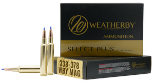 Weatherby B333225TTSX Select Plus 338-378WthbyMag 225gr Barnes Tipped TSX Lead Free 20 Per Box/10 Case Weatherby B333225TTSX Select Plus 338-378WthbyMag 225gr Barnes Tipped TSX Lead Free 20 Per Box/10 Case