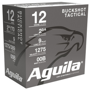 AGU BUCKSHOT 12GA 2.75 00 BUCK 25/10 AGU BUCKSHOT 12GA 2.75 00 BUCK 25/10