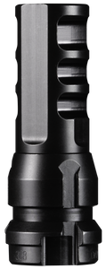 Dead Air DA104 KeyMo Muzzle Brake Black Nitride 4140 HT Alloy Steel M18X1 Threads 338 Cal Dead Air DA104 KeyMo Muzzle Brake Black Nitride 4140 HT Alloy Steel M18X1 Threads 338 Cal