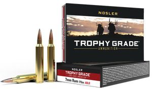 Nosler 60120 Trophy Grade Long-Range 7mmRUM 175gr Nosler Spitzer AccuBond Long Range 20 Per Box/10 Case Nosler 60120 Trophy Grade Long-Range 7mmRUM 175gr Nosler Spitzer AccuBond Long Range 20 Per Box/10 Case