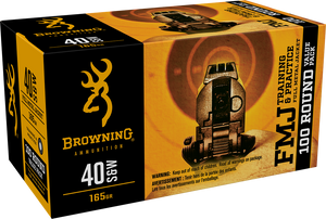 Browning Ammo B191800404 FMJ Value Pack 40S&W 165gr Full Metal Jacket 100 Per Box/5 Case Browning Ammo B191800404 FMJ Value Pack 40S&W 165gr Full Metal Jacket 100 Per Box/5 Case