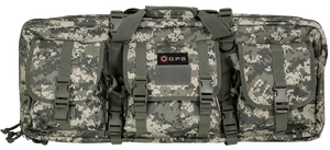 GPS Bags DRC28ACU Double Rifle Case A-TACS AU 600D Polyester w/ 2 Padded Pistol Sleeves MOLLE Webbing & Lockable Zippers GPS Bags DRC28ACU Double Rifle Case A-TACS AU 600D Polyester w/ 2 Padded Pistol Sleeves MOLLE Webbing & Lockable Zippers