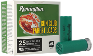Remington Ammunition 20230 Gun Club 12Gauge 2.75" 1 1/8oz 8Shot 25 Per Box/10 Case Remington Ammunition 20230 Gun Club 12Gauge 2.75" 1 1/8oz 8Shot 25 Per Box/10 Case