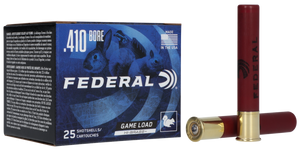 Federal H41375 Game-Shok High Brass 410Gauge 3" 11/16oz 7.5Shot 25 Per Box/10 Case Federal H41375 Game-Shok High Brass 410Gauge 3" 11/16oz 7.5Shot 25 Per Box/10 Case