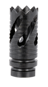 TacFire MZ10219MM Thread Crown Muzzle Brake Black Oxide Steel with 1/2"-36 tpi Threads, 2.05" OAL & 0.87" Diameter for 9mm Luger AR-Platform TacFire MZ10219MM Thread Crown Muzzle Brake Black Oxide Steel with 1/2"-36 tpi Threads, 2.05" OAL & 0.87" Diameter for 9mm Luger AR-Platform