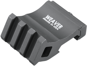 Weaver Mounts 99671 Offset Rail Adapter Black Anodized 0 MOA Weaver Mounts 99671 Offset Rail Adapter Black Anodized 0 MOA