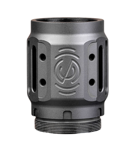 SilencerCo AC5451 Charlie MAAD Brake 2.0 Black Anodized Aluminum 2.23" OAL 1.68" Diameter SilencerCo AC5451 Charlie MAAD Brake 2.0 Black Anodized Aluminum 2.23" OAL 1.68" Diameter