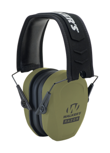 Walker's GWPRSMPASODG Razor Slim Passive Muff 27 dB Over the Head OD Green/Black Polymer Walker's GWPRSMPASODG Razor Slim Passive Muff 27 dB Over the Head OD Green/Black Polymer