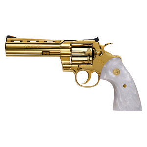 COLT PYTHON 357MAG 5" 6RD 24K GOLD COLT PYTHON 357MAG 5" 6RD 24K GOLD