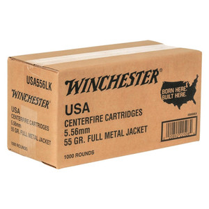 WIN LC 5.56MM M193 55GR FMJ 1000/1 (72) WIN LC 5.56MM M193 55GR FMJ 1000/1 (72)