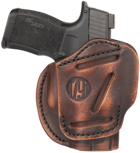 1791 Gunleather 3WH2VTGA 3-Way IWB/OWB Size 02 Vintage Leather Belt Loop Fits Ruger LCP Fits S&W Bodyguard Fits Glock 42 Ambidextrous Hand 1791 Gunleather 3WH2VTGA 3-Way IWB/OWB Size 02 Vintage Leather Belt Loop Fits Ruger LCP Fits S&W Bodyguard Fits Glock 42 Ambidextrous Hand