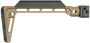 Midwest Industries MIMINSFFDE Minimalistic Side Folding Stock Flat Dark Earth 6061 Aluminum Folding Midwest Industries MIMINSFFDE Minimalistic Side Folding Stock Flat Dark Earth 6061 Aluminum Folding