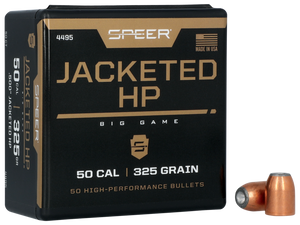 Speer 4495 Handgun 50Cal 325gr Jacketed Hollow Point 50 Per Box/5 Case Speer 4495 Handgun 50Cal 325gr Jacketed Hollow Point 50 Per Box/5 Case