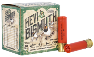 HEVI-Bismuth 28 Gauge 2 3/4" 4 Shot 25 Round Box HEVI-Bismuth 28 Gauge 2 3/4" 4 Shot 25 Round Box