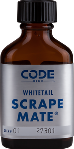 Code Blue OA1135 Scrape Mate Deer Attractant Buck Urine 1 oz Bottle Code Blue OA1135 Scrape Mate Deer Attractant Buck Urine 1 oz Bottle