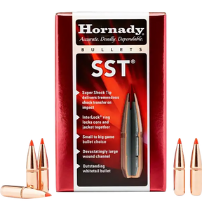 Hornady 33102 SST 338 Cal .338 200 gr Super Shock Tip 100 Per Box/ 15 Case Hornady 33102 SST 338 Cal .338 200 gr Super Shock Tip 100 Per Box/ 15 Case