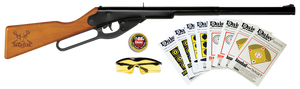 Daisy 994105403 Buck Shooting Kit Spring Piston 177 BB 400rd Shot 350 fps, Black Barrel/Rec, Stained Hardwood Furniture, Includes Glasses/Premium Ammo/Targets Daisy 994105403 Buck Shooting Kit Spring Piston 177 BB 400rd Shot 350 fps, Black Barrel/Rec, Stained Hardwood Furniture, Includes Glasses/Premium Ammo/Targets