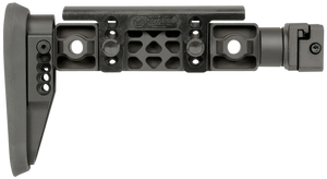 Midwest Industries MIALPHAFBSF Alpha Fixed Beam Black Synthetic Side Folding Stock with Adjustable Cheekrest, Compatible w/ 1913 Picatinny Rail Adapter Midwest Industries MIALPHAFBSF Alpha Fixed Beam Black Synthetic Side Folding Stock with Adjustable Cheekrest, Compatible w/ 1913 Picatinny Rail Adapter