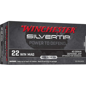 WIN 22M 40GR SLVRTP JHP 50RD WIN 22M 40GR SLVRTP JHP 50RD