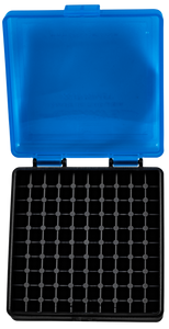 Berry's 83500 Ammo Box 22LR Blue/Black Polypropylene 100rd Berry's 83500 Ammo Box 22LR Blue/Black Polypropylene 100rd