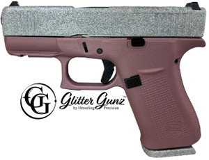 GLOCK 43X MOS 9MM BLUSH DIAMOND GLITTER GUNZ GLOCK 43X MOS 9MM BLUSH DIAMOND GLITTER GUNZ