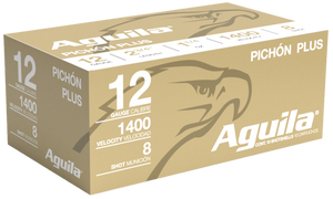 Aguila 1CHB1296 Pichon Plus High Velocity 12Gauge 2.75" 1 1/4oz 8Shot 10 Per Box/25 Case Aguila 1CHB1296 Pichon Plus High Velocity 12Gauge 2.75" 1 1/4oz 8Shot 10 Per Box/25 Case