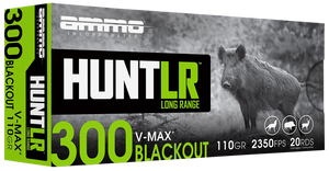 Ammo Inc 300B110VMXA20 Signature 300Blackout 110gr Hornady V-Max 20 Per Box/10 Case Ammo Inc 300B110VMXA20 Signature 300Blackout 110gr Hornady V-Max 20 Per Box/10 Case