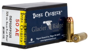 Magnum Research DEP50FP325 BoneCrusher 50AE 325gr Flat Point 25 Per Box/20 Case Magnum Research DEP50FP325 BoneCrusher 50AE 325gr Flat Point 25 Per Box/20 Case