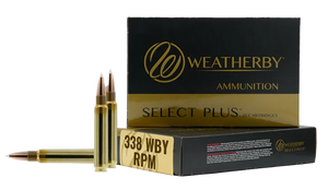 Weatherby H338225IL Select Plus 338WBY RPM 225gr InterLock 20 Per Box/10 Case Weatherby H338225IL Select Plus 338WBY RPM 225gr InterLock 20 Per Box/10 Case