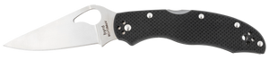 Spyderco BY01GP2 Byrd Harrier 2 3.39" Folding Clip Point Plain 8Cr13MoV SS Blade Black Textured G10 Handle Includes Pocket Clip Spyderco BY01GP2 Byrd Harrier 2 3.39" Folding Clip Point Plain 8Cr13MoV SS Blade Black Textured G10 Handle Includes Pocket Clip