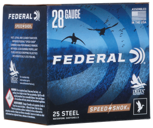 Federal Speed-Shok 28Gauge 2 3/4" Steel 6 Shot 25 Round Box Federal Speed-Shok 28Gauge 2 3/4" Steel 6 Shot 25 Round Box