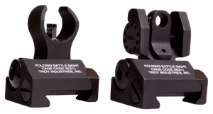 Troy Ind SSIGIARSTBT00 Tritium Micro BattleSight Set HK Front & Round Rear Black Hardcoat Anodized Troy Ind SSIGIARSTBT00 Tritium Micro BattleSight Set HK Front & Round Rear Black Hardcoat Anodized