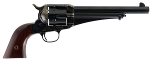 Cimarron CA151 1875 Outlaw 45 Colt (Long Colt) 6 Shot 7.50" Blued Steel Barrel, Blued Cylinder, Color Case Hardened Steel Frame, Walnut Grip, Exposed Hammer Cimarron CA151 1875 Outlaw 45 Colt (Long Colt) 6 Shot 7.50" Blued Steel Barrel, Blued Cylinder, Color Case Hardened Steel Frame, Walnut Grip, Exposed Hammer