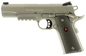 Colt Mfg O2020RG Delta Elite 10mm Auto 8+1 5" Steel Barrel, Stainless Steel Serrated Slide & Frame w/Picatinny Rail, Black Polymer w/Delta Medallions Grips, Ambidextrous Colt Mfg O2020RG Delta Elite 10mm Auto 8+1 5" Steel Barrel, Stainless Steel Serrated Slide & Frame w/Picatinny Rail, Black Polymer w/Delta Medallions Grips, Ambidextrous
