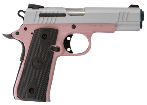 Citadel CIT380ROSE M1911 Baby Compact Frame 380 ACP 7+1, 3.75" Stainless Steel Barrel, Silver Serrated Steel Slide, Rose Cerakote Aluminum Frame w/Beavertail, Ambidextrous Citadel CIT380ROSE M1911 Baby Compact Frame 380 ACP 7+1, 3.75" Stainless Steel Barrel, Silver Serrated Steel Slide, Rose Cerakote Aluminum Frame w/Beavertail, Ambidextrous