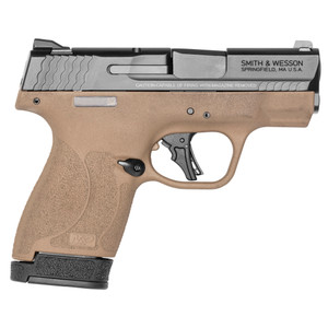 S&W SHIELD PLS 9MM 3.1" 13 TS FDE/BK S&W SHIELD PLS 9MM 3.1" 13 TS FDE/BK