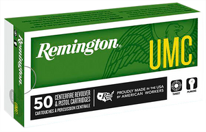 Remington Ammunition 23732 UMC 9mmLuger 147gr Full Metal Jacket 50 Per Box/10 Case Remington Ammunition 23732 UMC 9mmLuger 147gr Full Metal Jacket 50 Per Box/10 Case