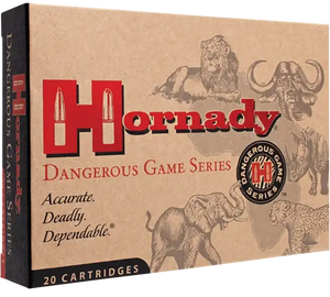 Hornady 82322 Dangerous Game 375H&HMag 300gr Dangerous Game Solid 20 Per Box/6 Case Hornady 82322 Dangerous Game 375H&HMag 300gr Dangerous Game Solid 20 Per Box/6 Case