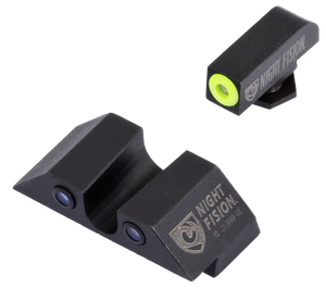 Night Fision GLK003007YGZ Tritium Night Sights For Glock Green Tritium Yellow Outline Front Sight- Green Tritium Black Outline Rear Sight Glock 42/43/43X Night Fision GLK003007YGZ Tritium Night Sights For Glock Green Tritium Yellow Outline Front Sight- Green Tritium Black Outline Rear Sight Glock 42/43/43X