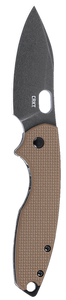 CRKT 5317B Pilar III 2.97" Folding Spear Point Plain Stonewashed D2 Steel Blade, Brown G10/SS Handle CRKT 5317B Pilar III 2.97" Folding Spear Point Plain Stonewashed D2 Steel Blade, Brown G10/SS Handle