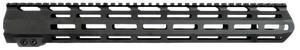 Aim Sports MTM15L308 AR Handguard 15" Low M-LOK Style Made of 6061-T6 Aluminum with Black Anodized Finish for 308 Cal AR-10 Aim Sports MTM15L308 AR Handguard 15" Low M-LOK Style Made of 6061-T6 Aluminum with Black Anodized Finish for 308 Cal AR-10