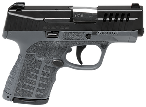 Savage Arms 67011 Stance 9mm Luger 8+1 3.20" Stainless Steel Barrel, Black Nitride Ported/Serrated Steel Slide, Gray Polymer Frame, Interchangeable Backstrap Grip, Ambidextrous Savage Arms 67011 Stance 9mm Luger 8+1 3.20" Stainless Steel Barrel, Black Nitride Ported/Serrated Steel Slide, Gray Polymer Frame, Interchangeable Backstrap Grip, Ambidextrous